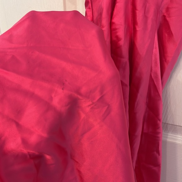 SER.O.YA Emma Silk Dress in Fuchsia Purple - Picture 5 of 6